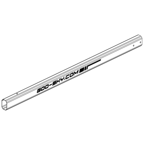 TColor Painted Tail Boom (White)